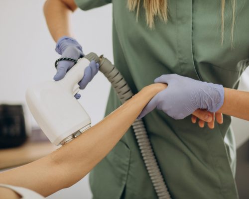 laser hair removal theropy - arms